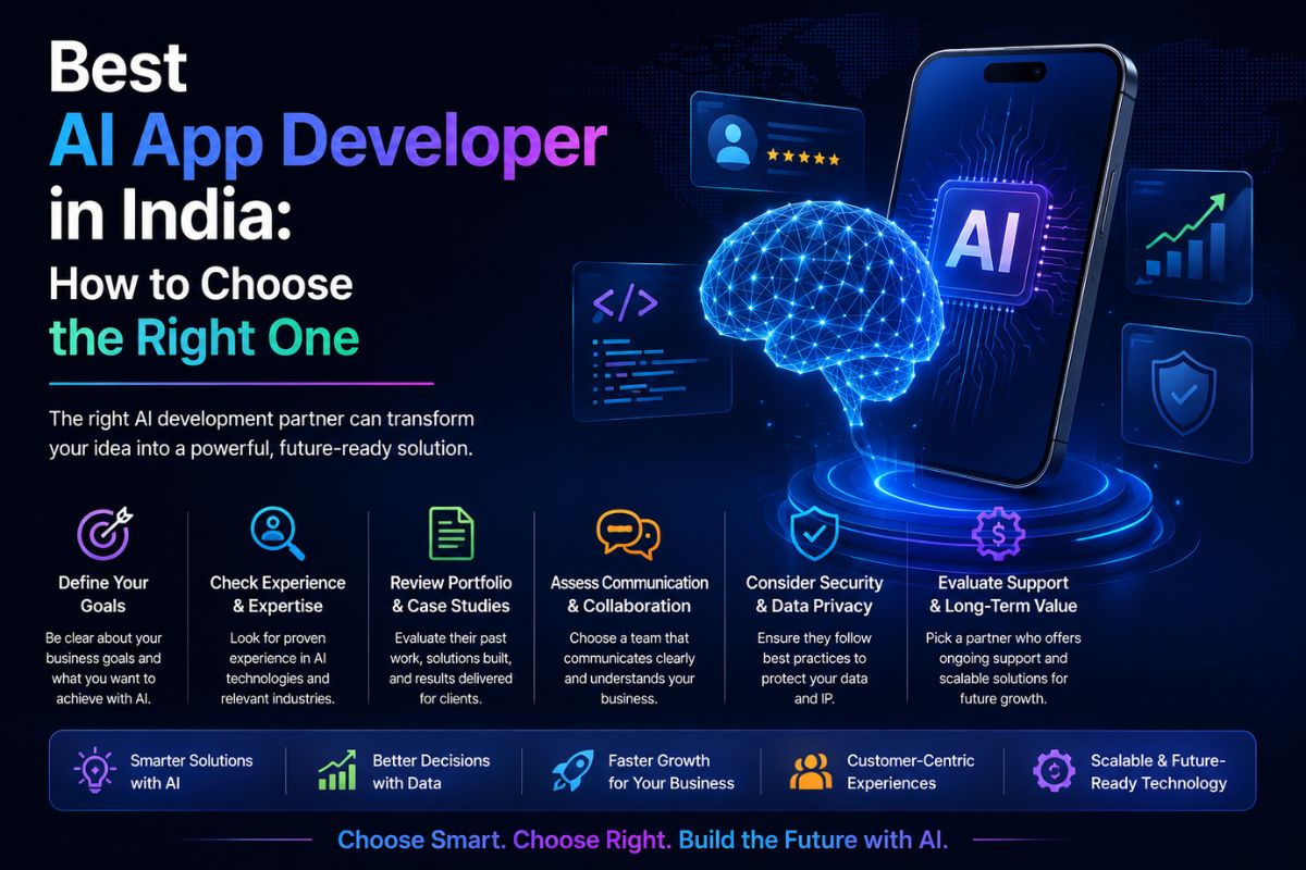 Best AI App Developer in India: How to Choose the Right One